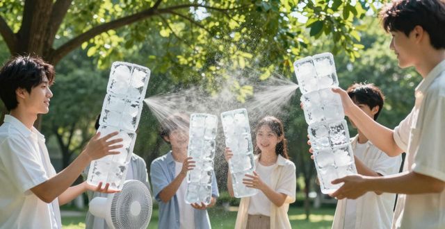 大冰块降温方法_重庆巴南区夏季防暑降温大冰块_大冰块户外活动使用时长